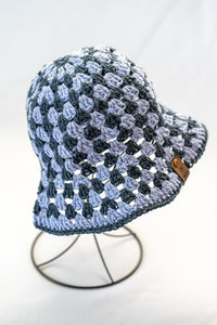 Thumbnail for Crochet Bucket Hat - Blue