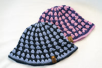 Thumbnail for Crochet Bucket Hat - Purple