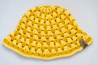 Thumbnail for Crochet Bucket Hat - Yellow