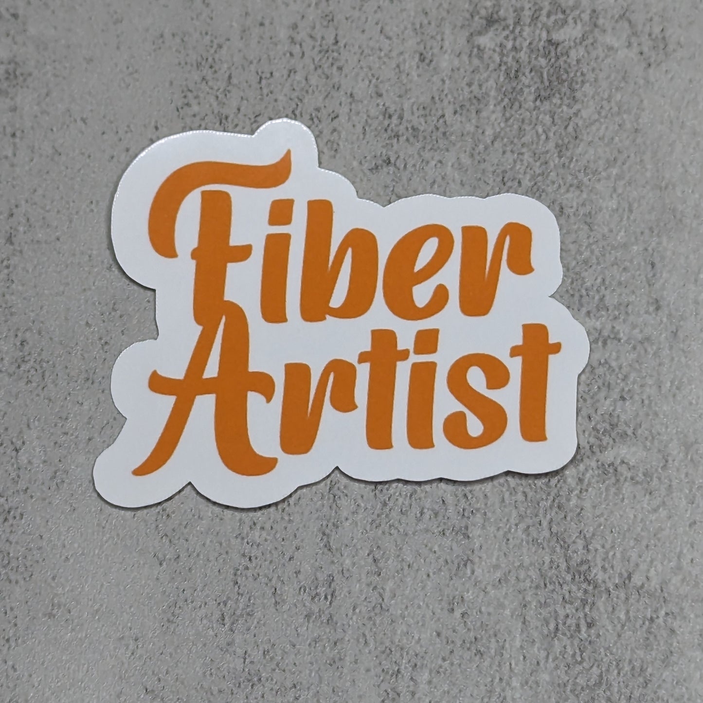 Fiber Artist Die-Cut Sticker Decal