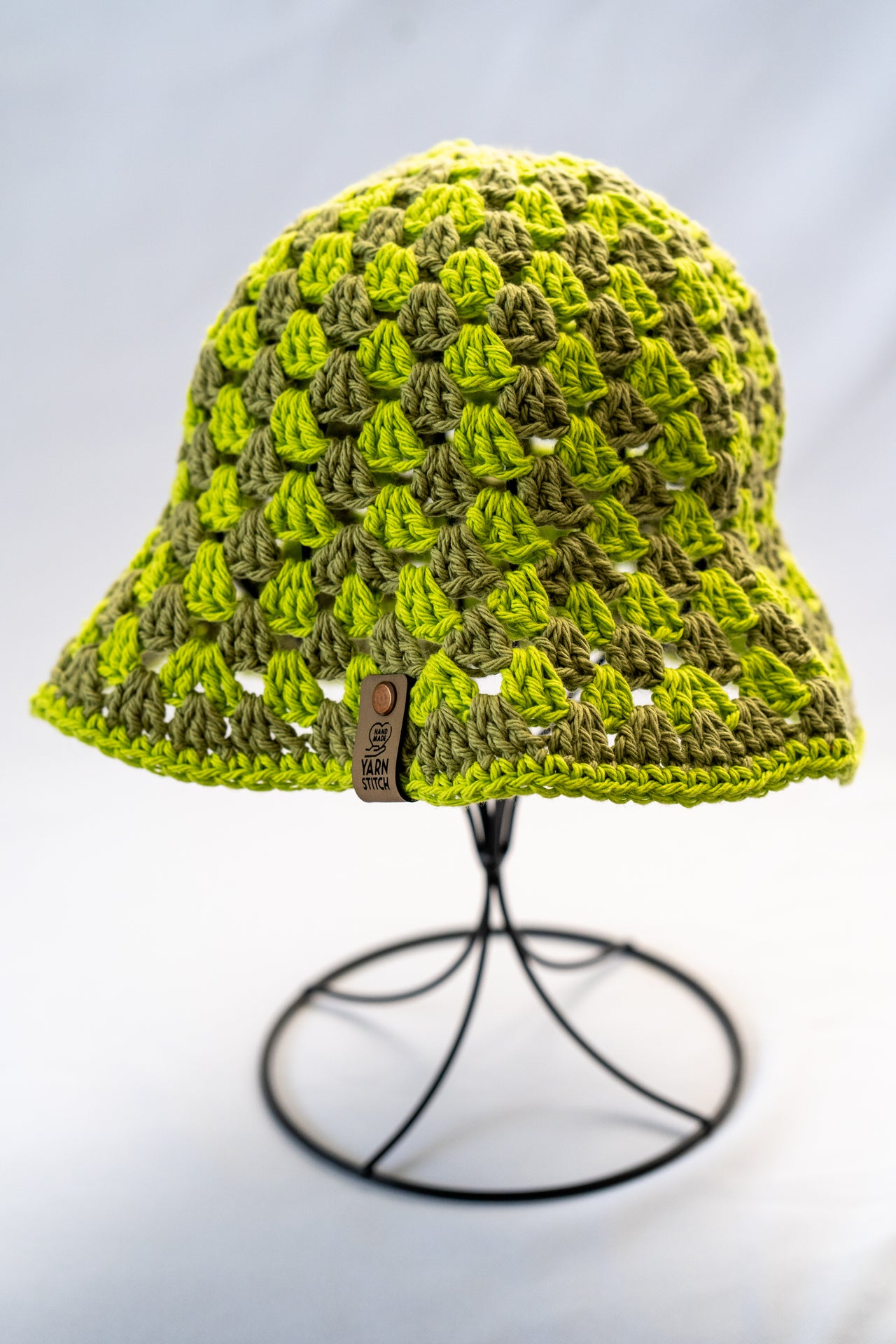 Crochet Bucket Hat - Green