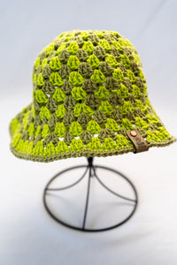 Thumbnail for Crochet Bucket Hat - Green