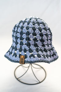 Thumbnail for Crochet Bucket Hat - Blue