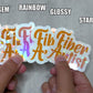 Fiber Artist Die-Cut Sticker Decal