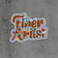 Fiber Artist Die-Cut Sticker Decal