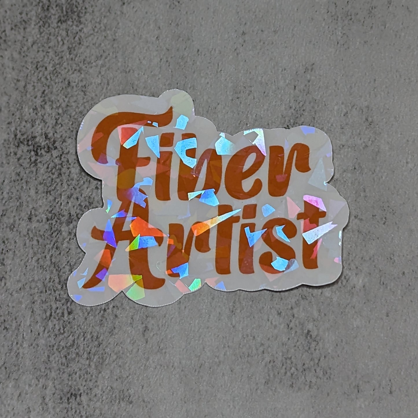 Fiber Artist Die-Cut Sticker Decal