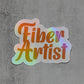 Fiber Artist Die-Cut Sticker Decal